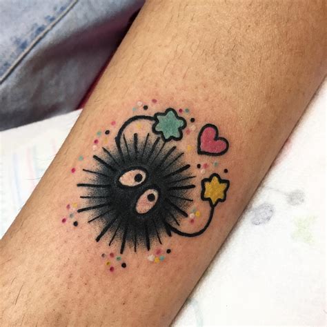 sprite tattoo|Soot Sprite Tattoo Ideas Inspired by Studio Ghibli